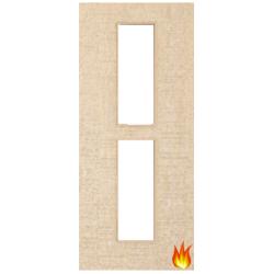 Ash Veneered Fire Door with Glass Opt. 12 (pre-finished)