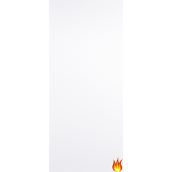 Flush White Primed Internal Fire Door with 18mm Lippings (FD30)
