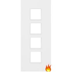White Primed Fire Door with Glass Opt. 9 (FD30)