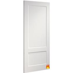 Madison 2 Panel White Primed Internal Fire Door (FD30)