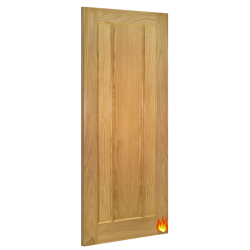 Norwich Internal Oak Fire Door with 18mm Lippings