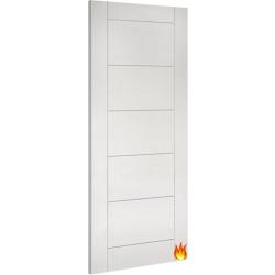 Seville White Primed Internal Fire Door FD30 (18mm lippings)