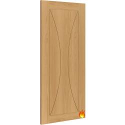 Sorrento Oak Fire Door FD30 (18mm lippings) Pre-finished