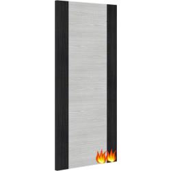 Light Grey Ash/Dark Grey Edges Fire Door FD60