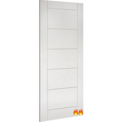 Seville White Primed Internal Fire Door FD60 (18mm lippings)