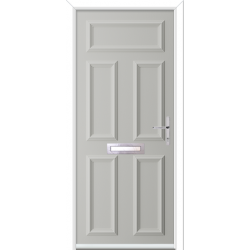5 Panel Timber-Like Prehung Composite Door (pre-finished)