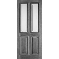 Derby Etched Solid Accoya External Door (Bespoke)