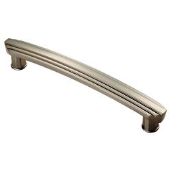 Art Deco Cabinet/Cupboard/Wardrobe Handle - Satin Nickel