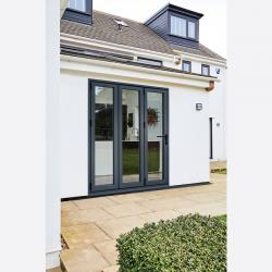 Grey Aluminium Bi-folding Doors (1.8m)