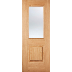 Amsterdam Glazed Internal Oak Door (pre-finished)