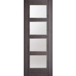 Vancouver Ash Grey Glazed Internal Door