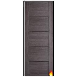 Vancouver Ash Grey Prehung Internal Fire Door