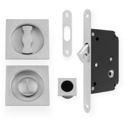 Flush Sliding Door Lock Kit (Square)