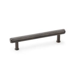 Crispin Knurled T-bar Cupboard Pull Handle (Dark Bronze PVD)