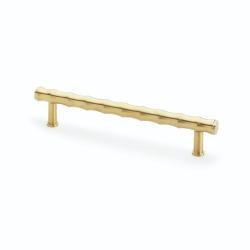Crispin Bamboo T-bar Cupboard Pull Handle (Satin Brass)