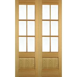Bespoke (made to measure) Solid Oak Hampstead French Doors