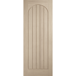 Mexicano Blonde Oak Arched Square Top Door (pre-finished)