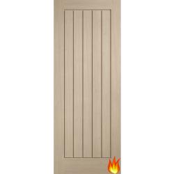 Mexicano Blonde Oak Fire Door FD30 (pre-finished)
