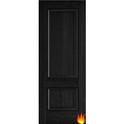 Burghley Black Internal Fire Door (pre-finished)