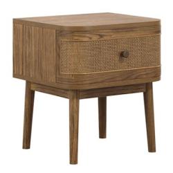Callie Smoked Bedside Cabinet