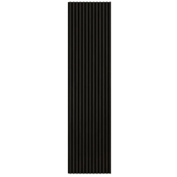 Dark Grey Laminate (to 3 faces) Acoustic Wall Panelling