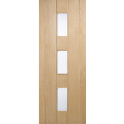 Copenhagen 3-Light External Solid Oak Door