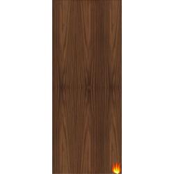 Flush Internal Walnut Veneered Fire Door FD30 (pre-finished)