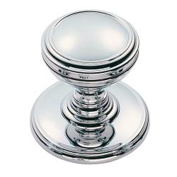 Delamain Wardrobe/Cupboard Knob - Polished Chrome