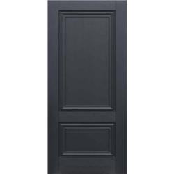 Black Laminate Lyon 2 Panel Internal Door (pre-finished)