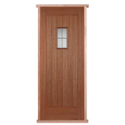 Hillingdon Glazed Hardwood External Pre-hung Door Set
