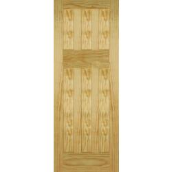 1930's 6 Panel Clear Pine Internal Door