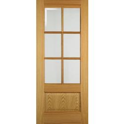 Hampstead 6-Light Oak Door (40mm pre-finished)