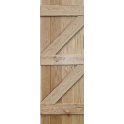 Oak Ledged and Braced Internal Door