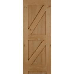 Oak Framed Ledged and Braced Internal Door