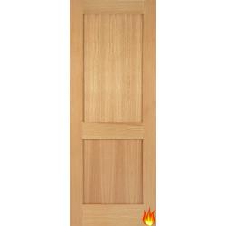 Marlborough 2 Panel (Shaker) Internal Oak Fire Door (FD30)