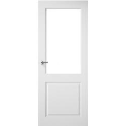 Laminate 1 Panel/1 Light White Internal Door (pre-finished)