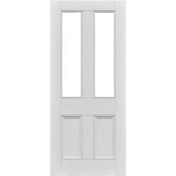 Toulouse Laminate 2 Panel 2 Light White Door (pre-finished)