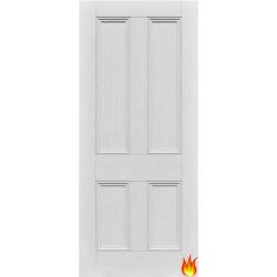 Toulouse Laminate 4 Panel White Fire Door (pre-finished)