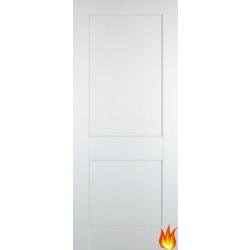 Shaker 2 Panel White (primed) Internal Fire Door