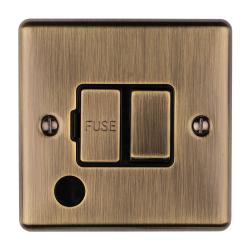 13 Amp DP switched fuse spur with flex outlet