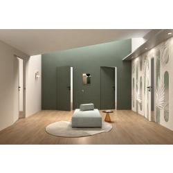 Prehung Flush Frameless Reversible Swing Door