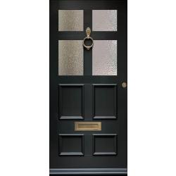 Bird 4 Panel 4-Light External Hardwood Door (made to measure)