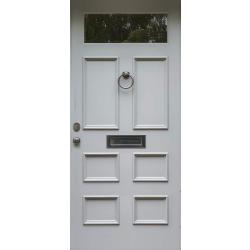 Bronte 6 Panel 1-Light External Hardwood Door (made to measure)