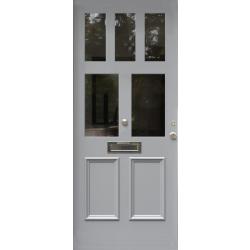 Gaskell 2 Panel 5 Light External Hardwood Door (made to measure)