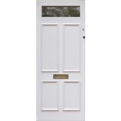 Nightingale 4 Panel 1 Light External Hardwood Door (made to measure)