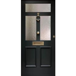 Nightingale 2 Panel 3 Light External Hardwood Door (made to measure)