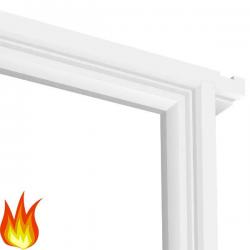 White Primed Hardwood Trenched Fire Door Lining