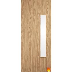 18G Flush Oak Veneered Internal Fire Door FD30 (pre-finished)