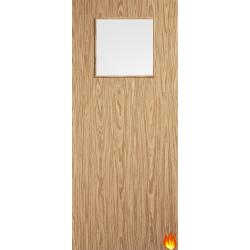 1G Flush Oak Veneered Internal Fire Door FD30 (pre-finished)