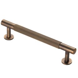 Lines Kitchen & Cupboard Pull Handle - Antique Brass